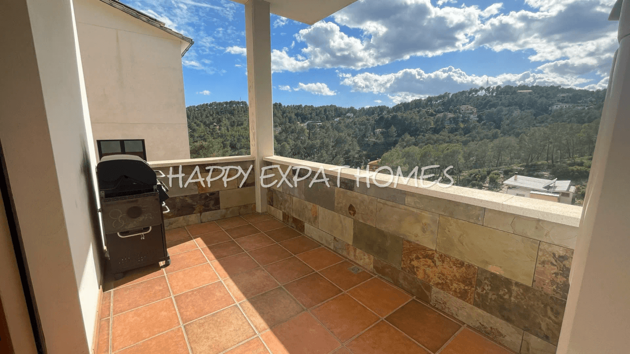 Large duplex house with pool