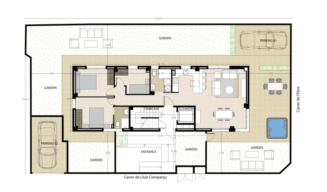 New apartments next to the sea in Segur de Calafell