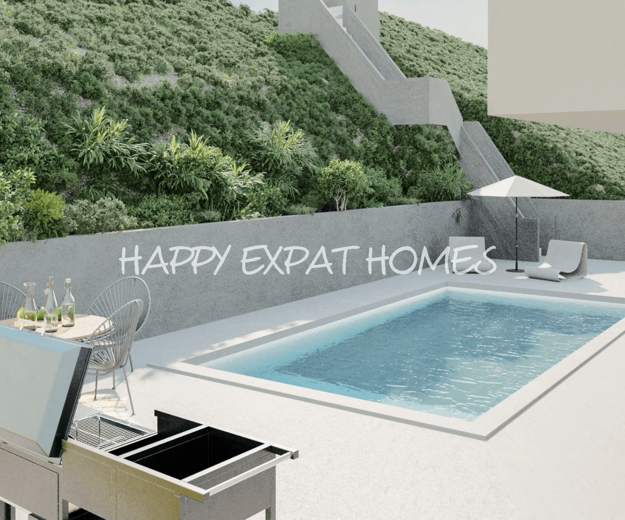 Unfinished Passive House  Villa with Pool & 3-Car Garage – Mas Alba
