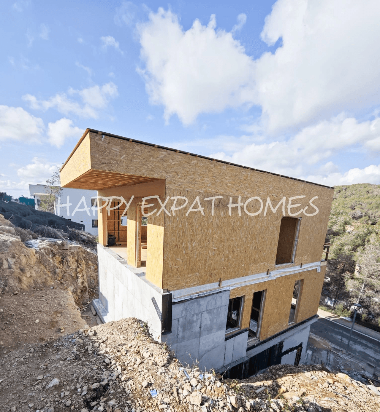 Unfinished Passive House  Villa with Pool & 3-Car Garage – Mas Alba