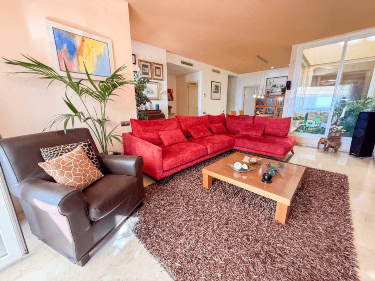 Sea-view townhouse with private garden in gated Vallpineda community, Sitges
