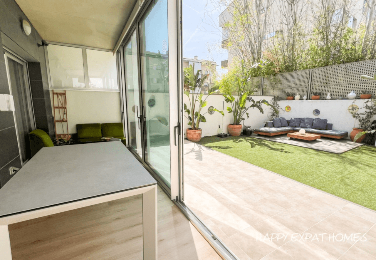 Uniek appartement in La Plana (Sitges) met 205m2 privé tuin