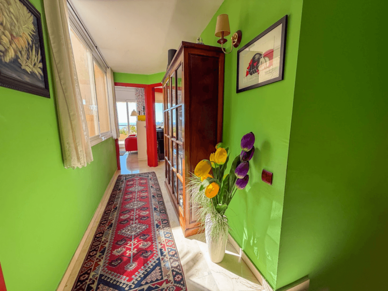 Sea-view townhouse with private garden in gated Vallpineda community, Sitges