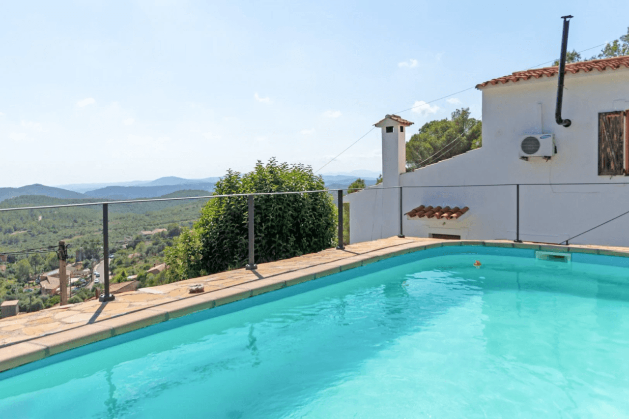Charming country house with pool and sea views next to Plana Novella, surrounded by nature