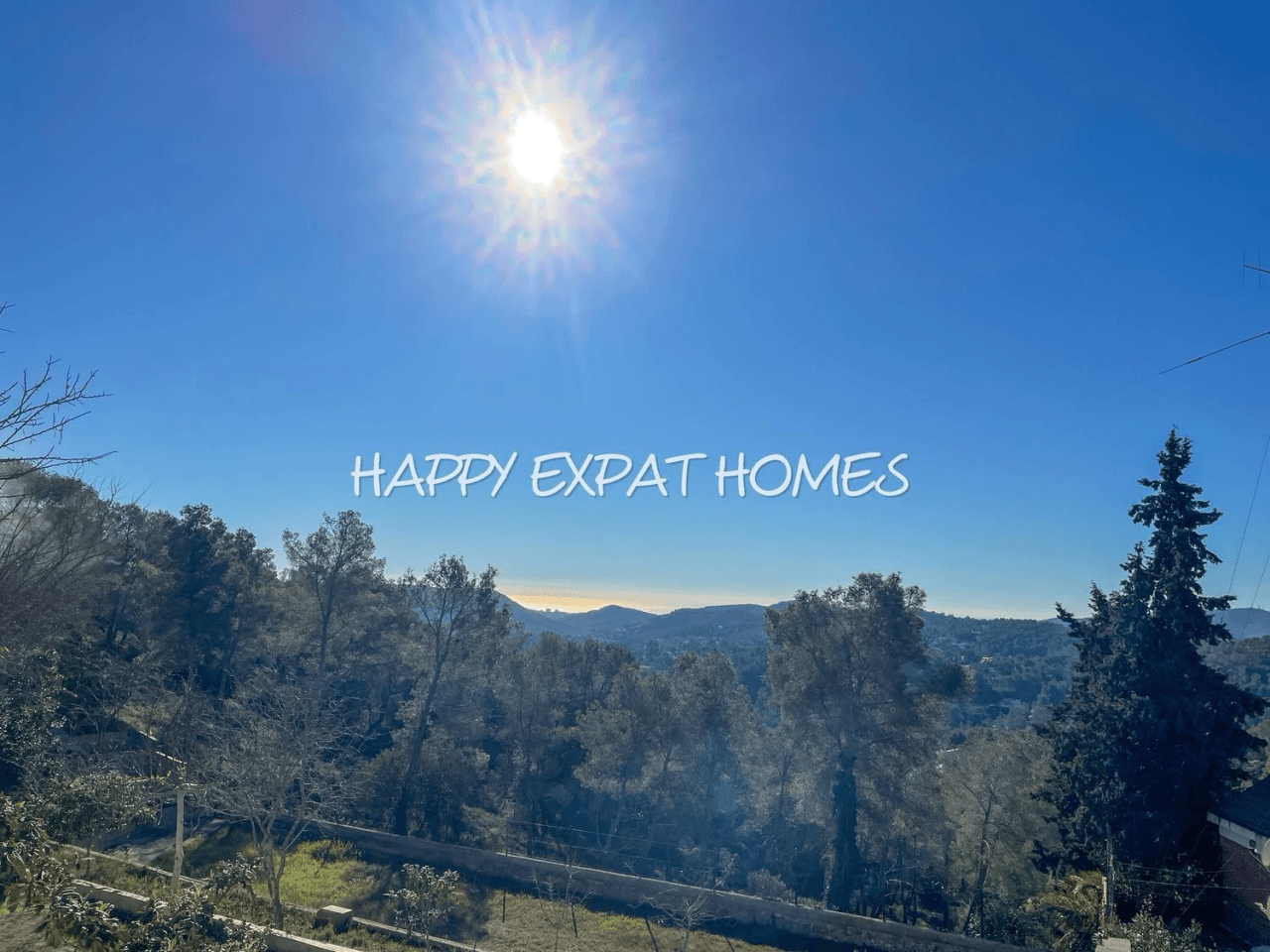 Lovely flat plot with stunning views of the mountains