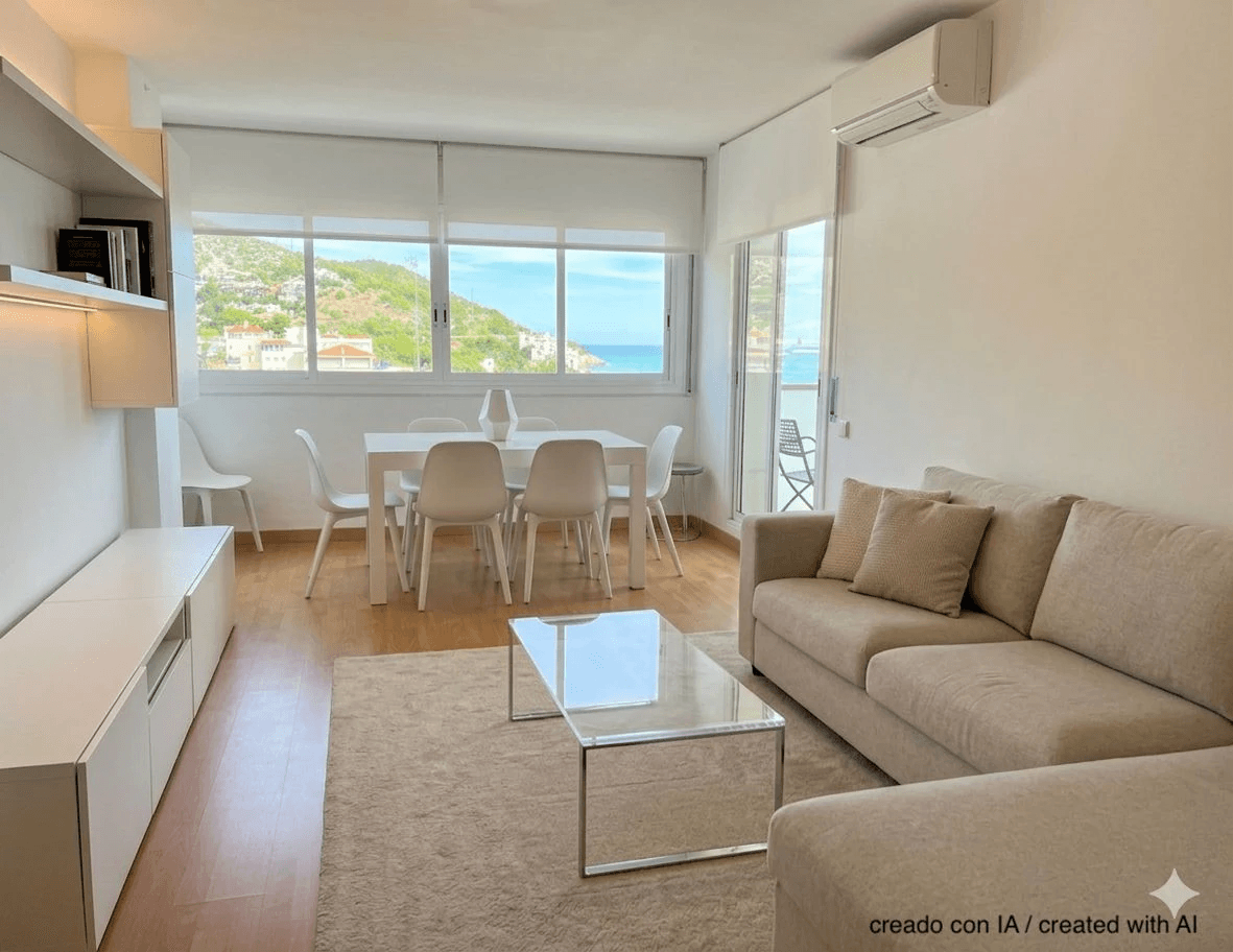 Flat with amazing views in Aiguadolç - Sitges