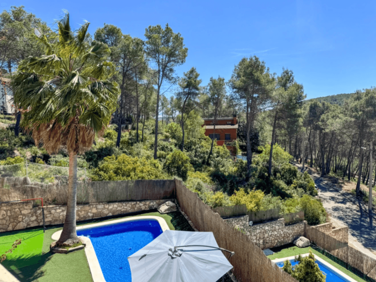 Bright and Spacious Villa with Pool, Garden, and Outdoor Living Areas in Olivella