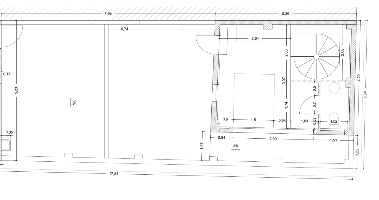 Renovated attic Duplex in Vilanova centre (with tenant until Oct 2027)