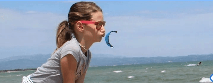 Kitesurfing around Barcelona