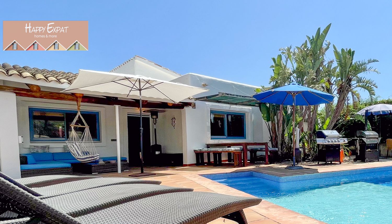 Georgeous Ibiza stijl villa in de heuvels van Sitges