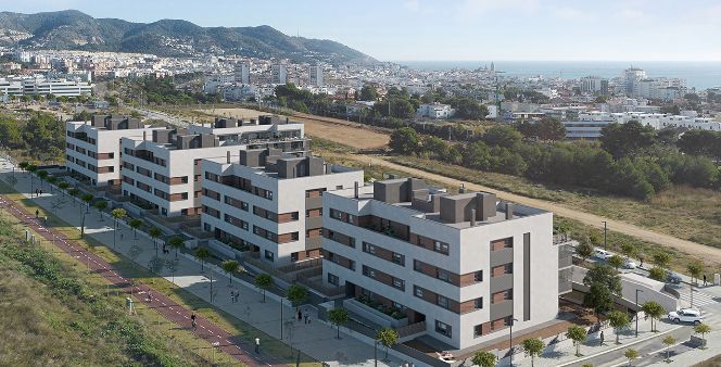 Brand new flat in La Plana with private garden