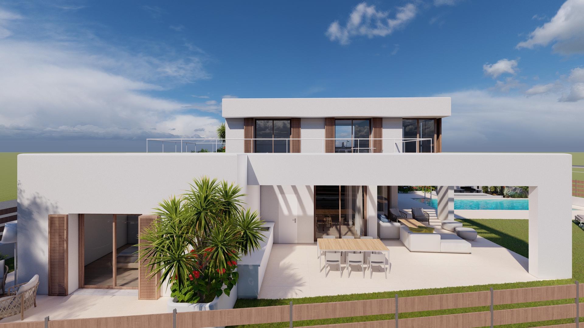 Corner plot with seaview and license in La Plana West (Sitges)